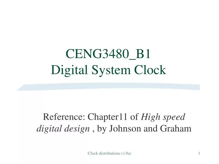 ceng3480 b1 digital system clock