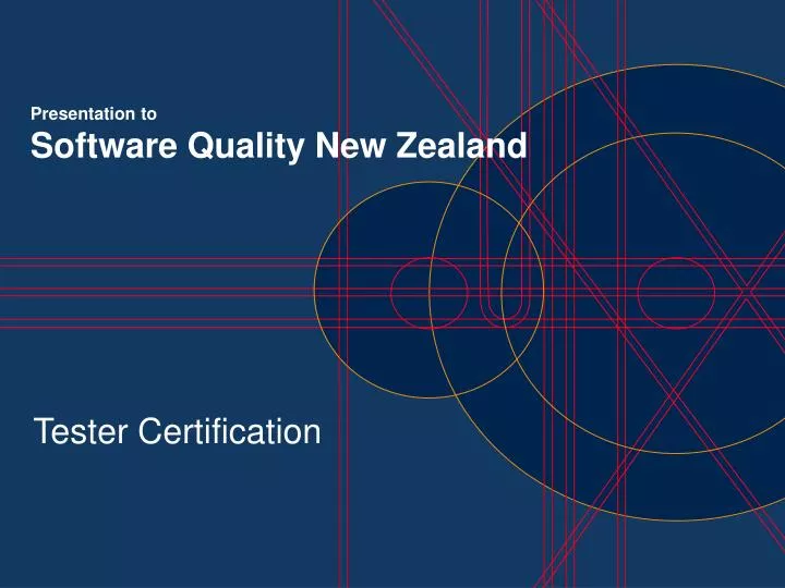 presentation to software quality new zealand
