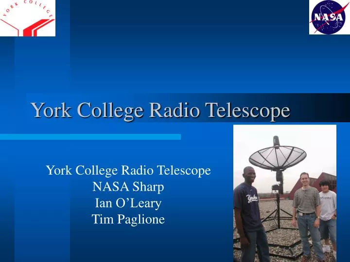 york college radio telescope