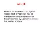 ABUSE - slide 1