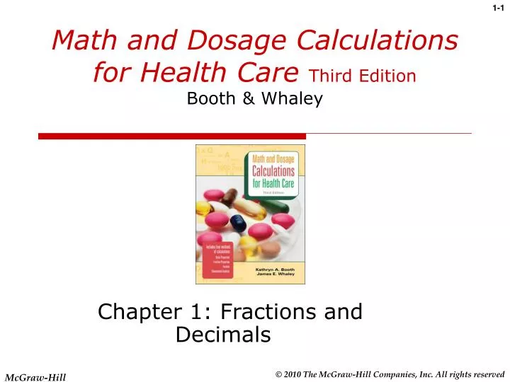 math and dosage calculations for health care third edition booth whaley