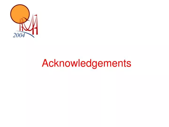 acknowledgements