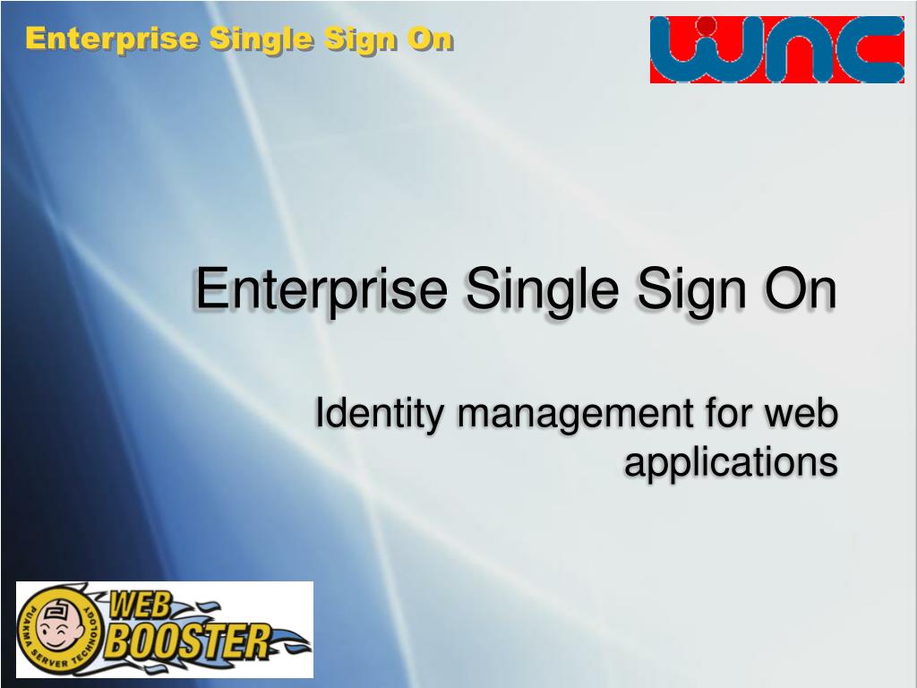 PPT - Enterprise Single Sign On PowerPoint Presentation, free download ...