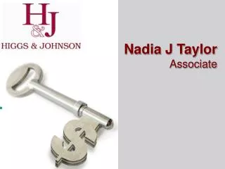 Nadia J Taylor Associate
