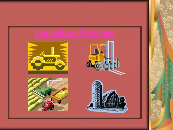 agriculture marketing