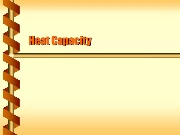 heat capacity