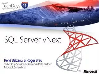 SQL Server vNext