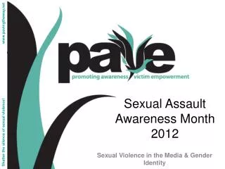 Sexual Assault Awareness Month 2012