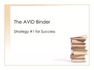 The AVID Binder