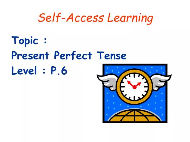 self access learning