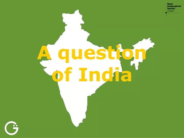 a question of india