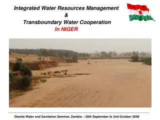 Integrated Water Resources Management &amp; Transboundary Water Cooperation In NIGER
