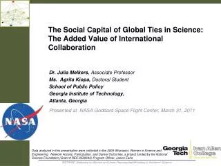 The Social Capital of Global Ties in Science: The Added Value of International Collaboration
