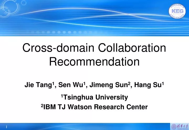 cross domain collaboration recommendation