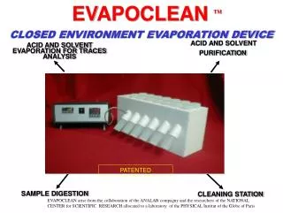 EVAPOCLEAN TM