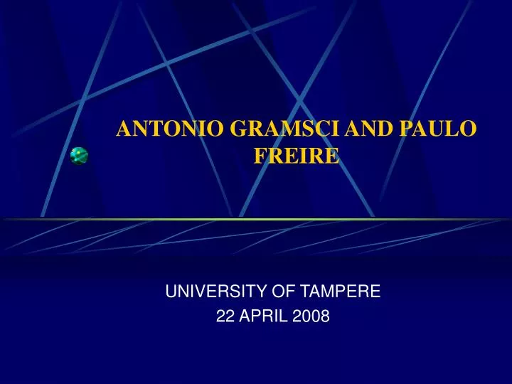 antonio gramsci and paulo freire