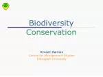 PPT - BIODIVERSITY CONSERVATION PowerPoint Presentation, free download ...