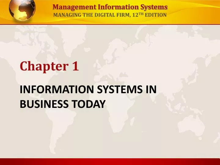 information systems in business today