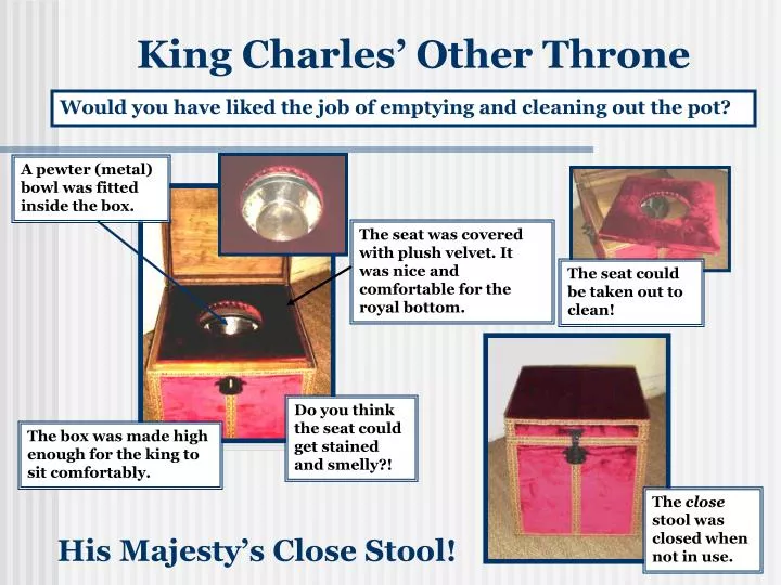 king charles other throne
