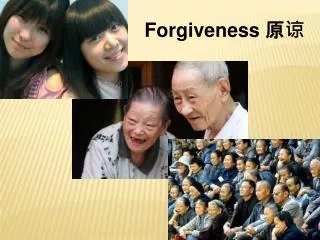 Forgiveness ??
