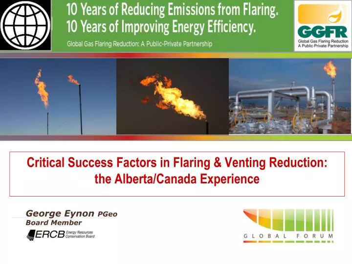 critical success factors in flaring venting reduction the alberta canada experience