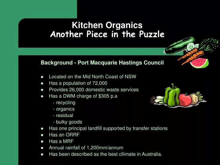 kitchen organics another piece in the puzzle