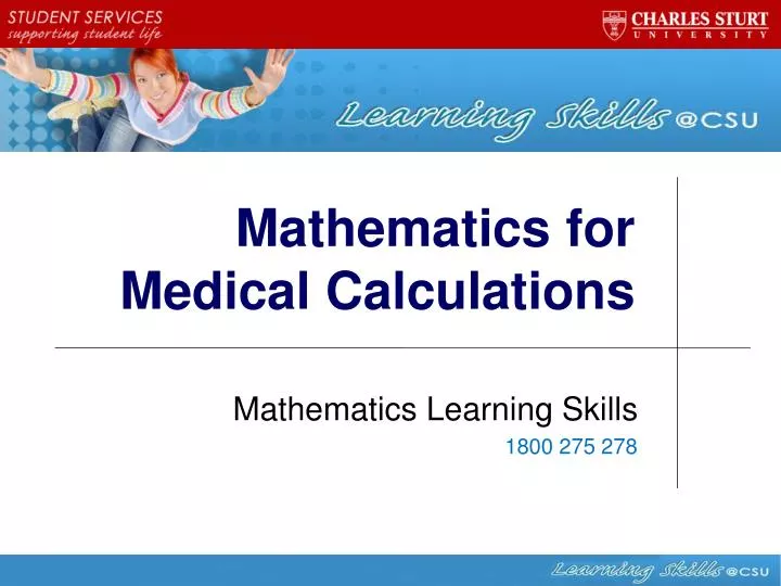 mathematics for medical calculations