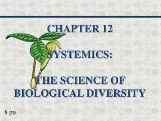 Chapter 13 - Systematics