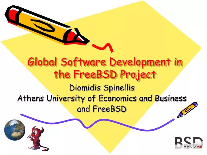 global software development in the freebsd project