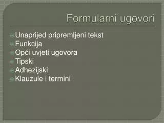 formularni ugovori