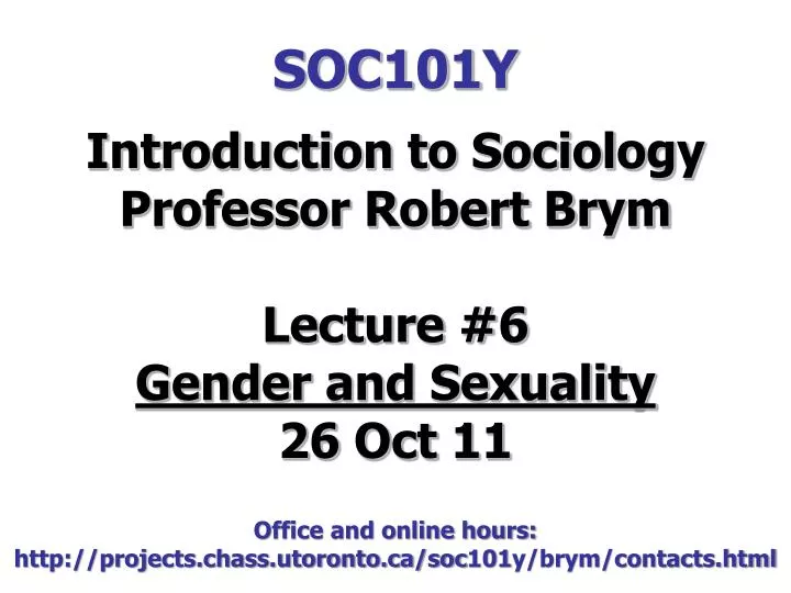 soc101y