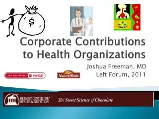 Corporate Contributions to Health Organizations
