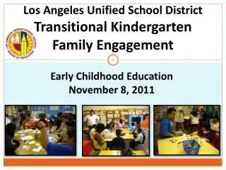Los Angeles Unified School District Transitional Kindergarten Family Engagement
