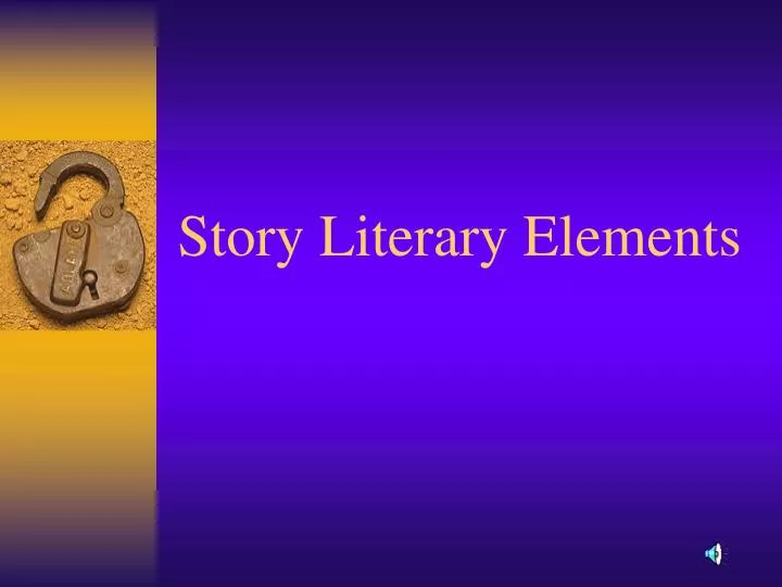 story literary elements