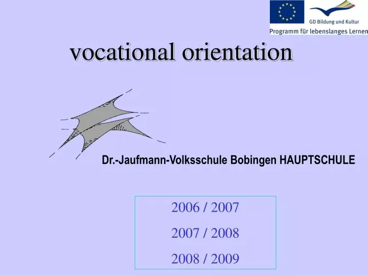 vocational orientation