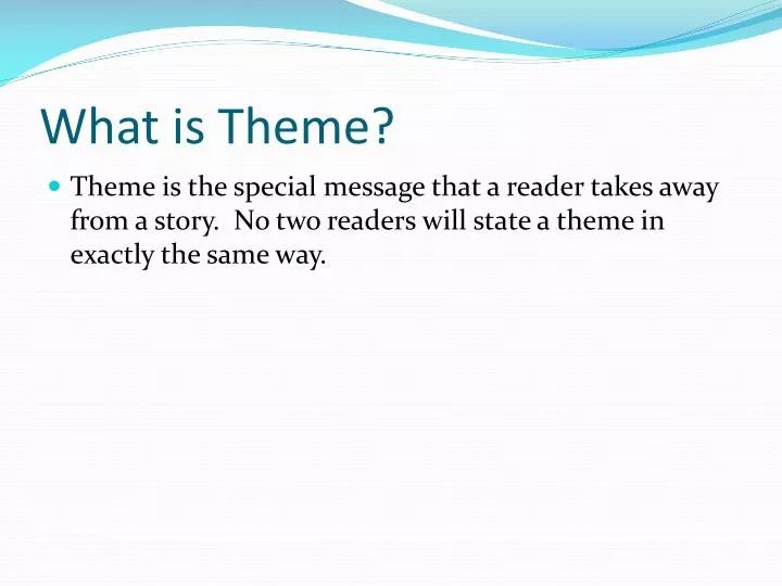 what is theme