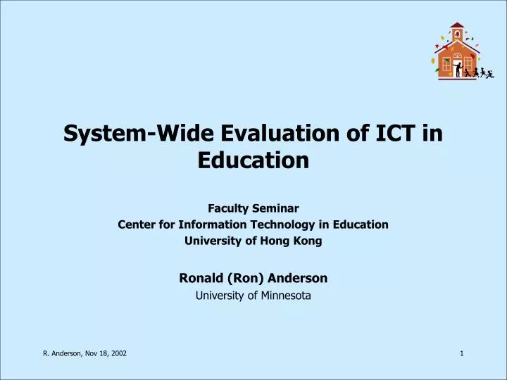 system wide evaluation of ict in education