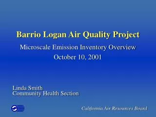 Barrio Logan Air Quality Project