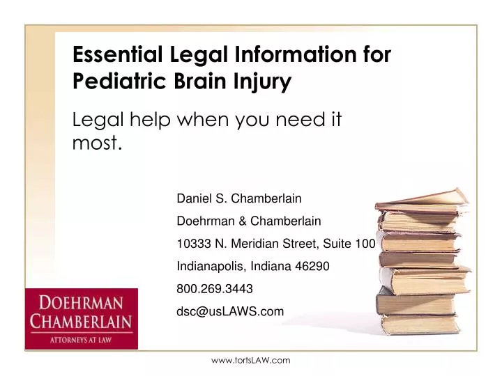 essential legal information for pediatric brain injury