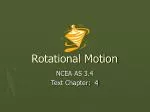 Rotational Motion - slide 1