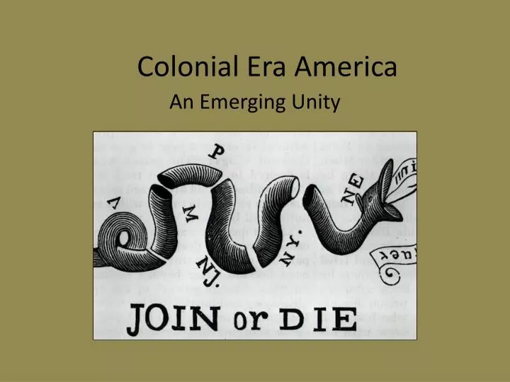 colonial era america