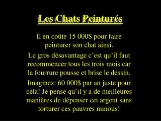 les chats peintur s