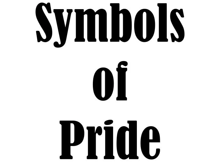 symbols of pride