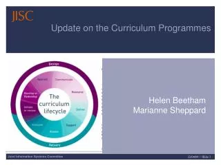 Update on the Curriculum Programmes
