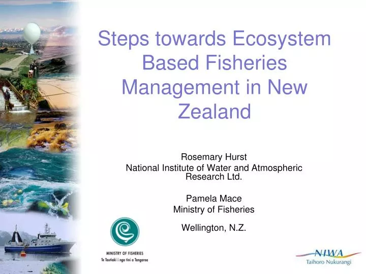 steps towards ecosystem based fisheries management in new zealand