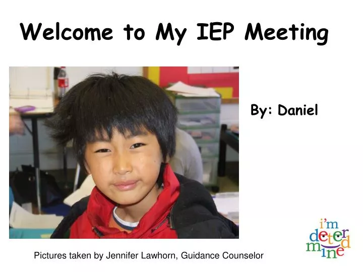 welcome to my iep meeting