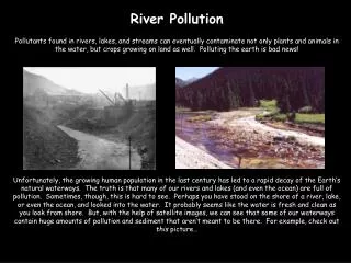 River Pollution