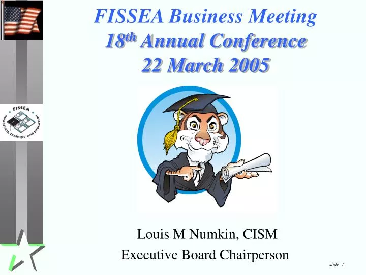 fissea business meeting 18 th annual conference 22 march 2005
