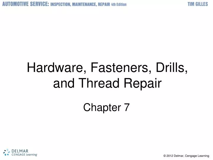 hardware fasteners drills and thread repair
