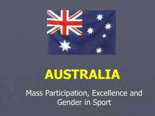 Mass Participation, Excellence and Gender in Sport